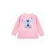 Monnalisa pink Stitch gem long sleeved top 