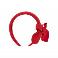 Monnalisa Red bow hairband 