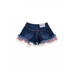 Monnalisa Hello Kitty denim short + jacket + top set Monnalisa Hello Kitty denim short + jacket + top set