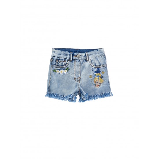 Monnalisa Tinkerbell demin short + jacket + top set 