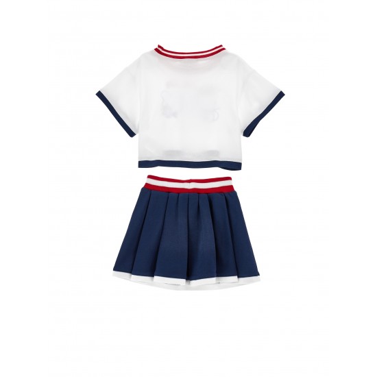 Monnalisa Hello Kitty sweater top and skirt set 