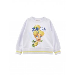 Monnalisa Tinkerbell White Jumper 