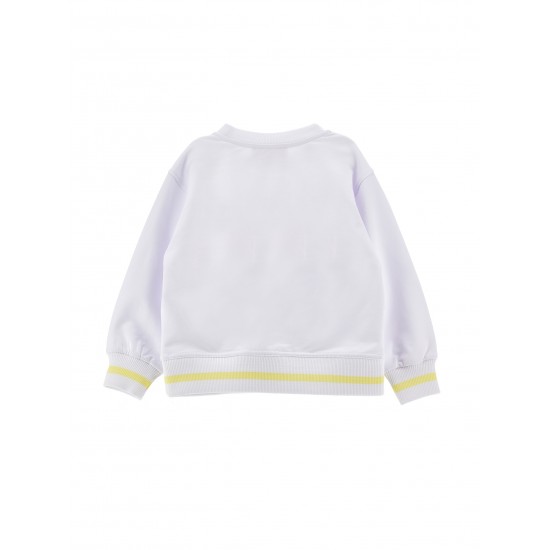 Monnalisa Tinkerbell White Jumper 