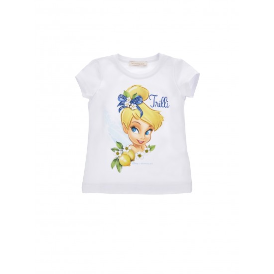 Monnalisa Tinkerbell demin short + jacket + top set 