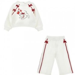 Monnalisa White 101 dalmations tracksuit 