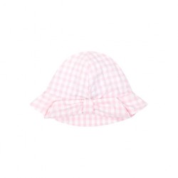 Pastels & Co Rita Pink gingham sunhat