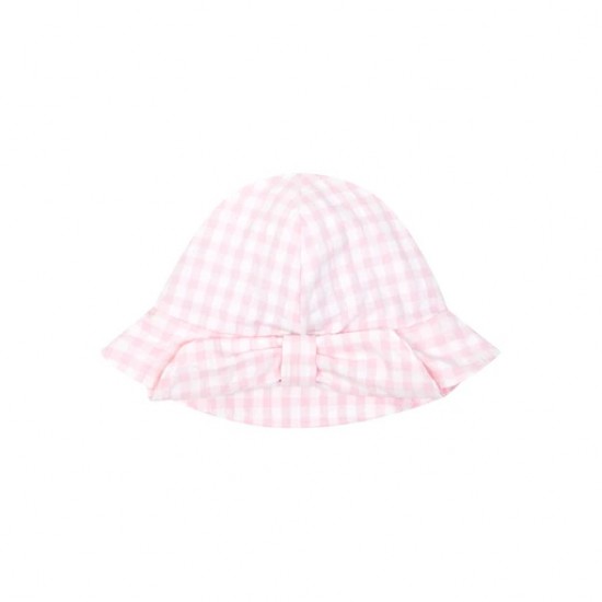 Pastels & Co Rita Pink gingham sunhat