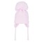 Pastels & Co Pink Bobbie ribbed pom pom hat 