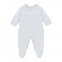 Pastels & Co Blue Noah Collard babygrow 